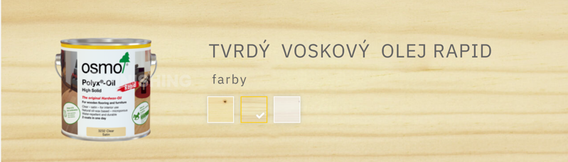 Osmo Tvrdý voskový olej Rapid 3262 bezfarebný matný