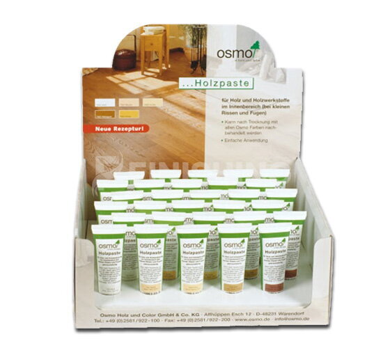 OSMO Vyspravovací Tmel na drevo Komplet box 30 x 100 ml -