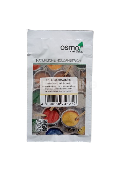 Osmo - vzorky 3186 biely - matný