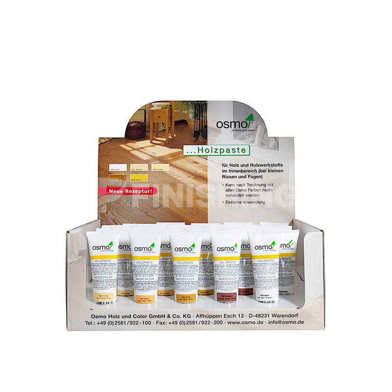 OSMO Vyspravovací Tmel na drevo Komplet Set 30 x 100 ml