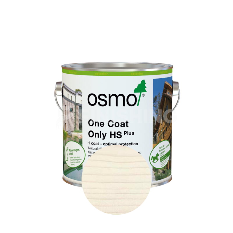 Jednovrstvová lazúra HS PLUS 9211 Biely Smrek