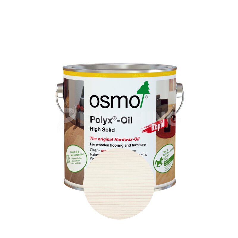 Osmo Tvrdý voskový olej RAPID 3240 Transparentný biely