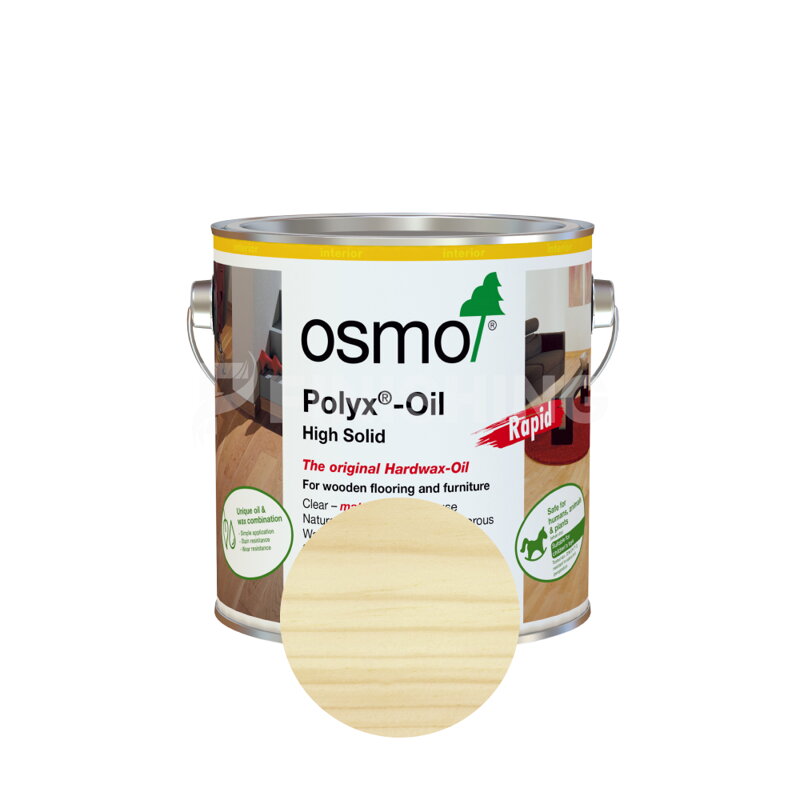 Osmo Tvrdý voskový olej RAPID 3262 Bezfarebný matný