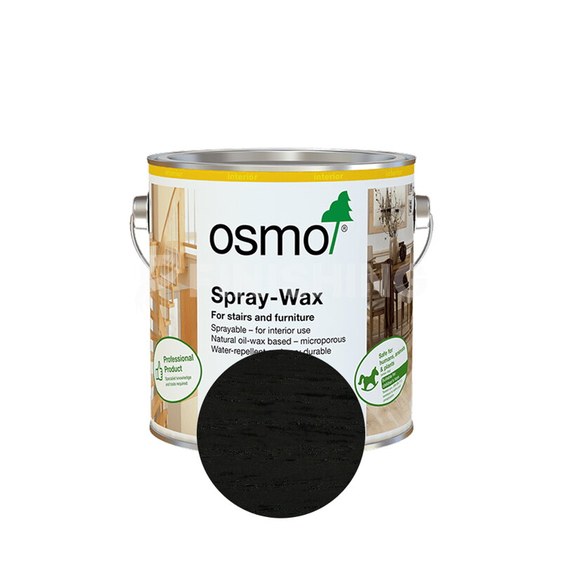 Osmo Dekoračný vosk na aplikáciu striekaním 3013 - Čierny krycí
