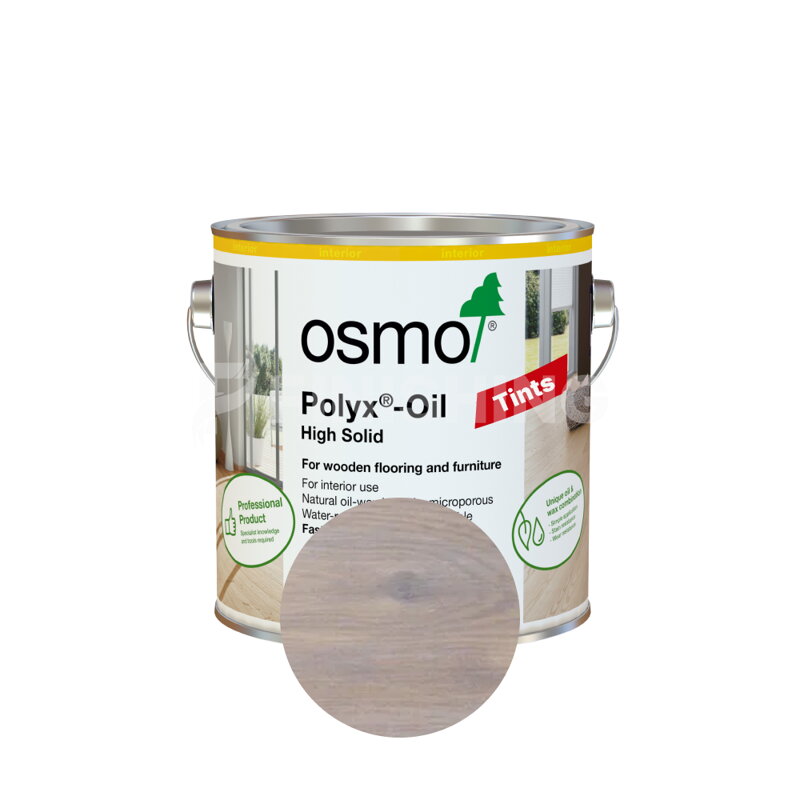 Osmo Tvrdý voskový olej FAREBNÝ  3040 Biela transparentná