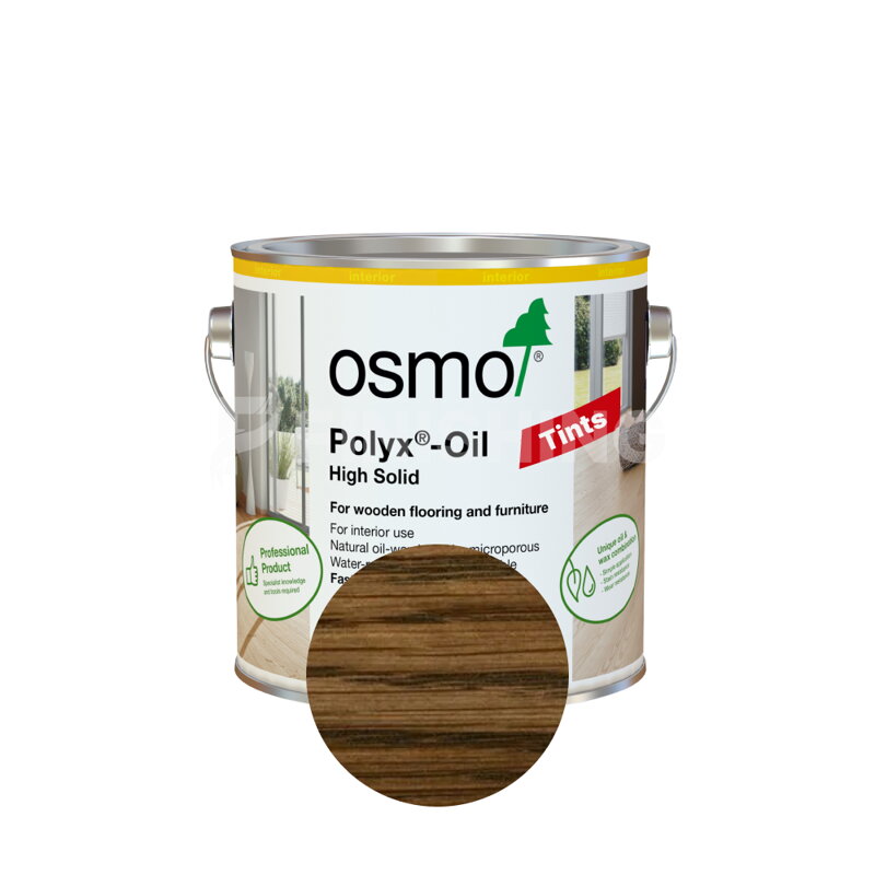 Osmo Tvrdý voskový olej FAREBNÝ 3073 Hnedá zem