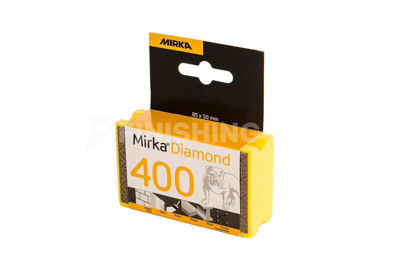 Brúsna hubka Diamant 85x50mm 400 Žltá