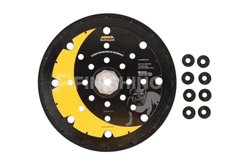 Podložka 225mm 25-dier Grip LEROS + 8 skrutiek